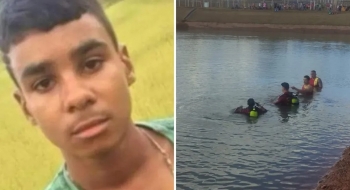 Adolescente morre afogado após entrar em lago para nadar